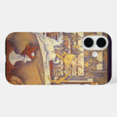 Circus door Georges Seurat, Vintage Pointillisme K Case-Mate iPhone Case (Achterkant (horizontaal))