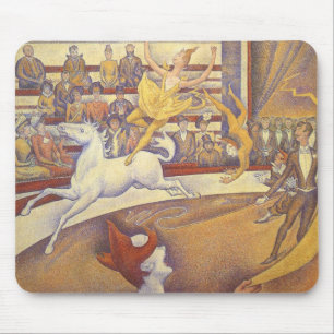 Circus door Georges Seurat, Vintage Pointillisme K Muismat