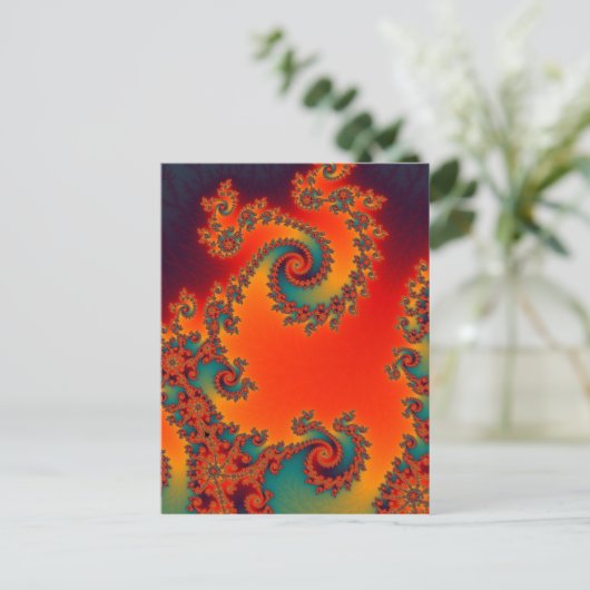 Circus Double Spiral Briefkaart (Staand voorkant)