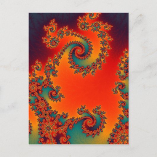 Circus Double Spiral Briefkaart (Voorkant)