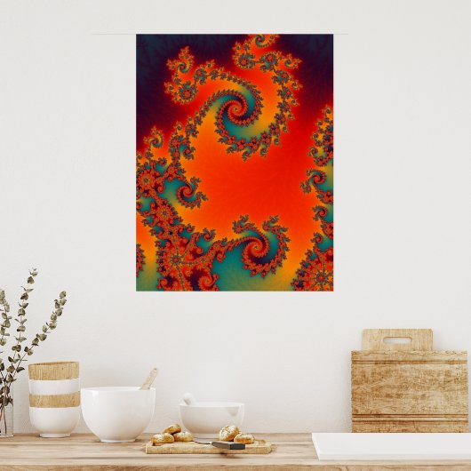 Circus Double Spiral Poster (Keuken)