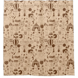 Circus Douchegordijn