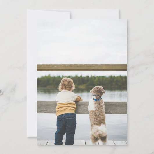 Circus Eerste Verjaardagsfeestuitnodiging Kaart (Achterkant)