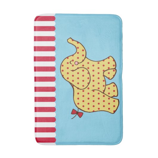 Circus Elephant Bath Mat (Voorkant Verticaal)