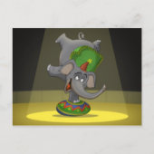 Circus Elephant Briefkaarten (Voorkant)