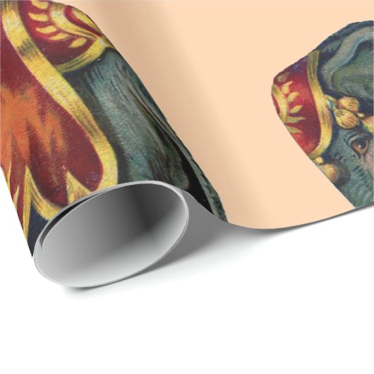 Circus Elephant Cadeaupapier (Rol Hoek)