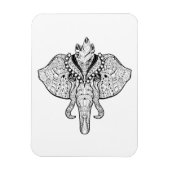 Circus Elephant Doodle Magneet (Verticaal)