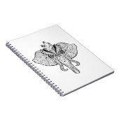 Circus Elephant Doodle Notitieboek (Rechterzijde)