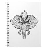 Circus Elephant Doodle Notitieboek (Voorkant)