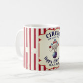  Circus Elephant Funny Retirement Koffiemok (Voorkant links)