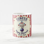  Circus Elephant Funny Retirement Koffiemok (Center)