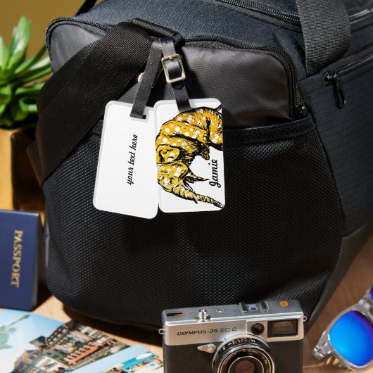 Circus Elephant Gifts Bagagelabel (Voorkant /achterkant)