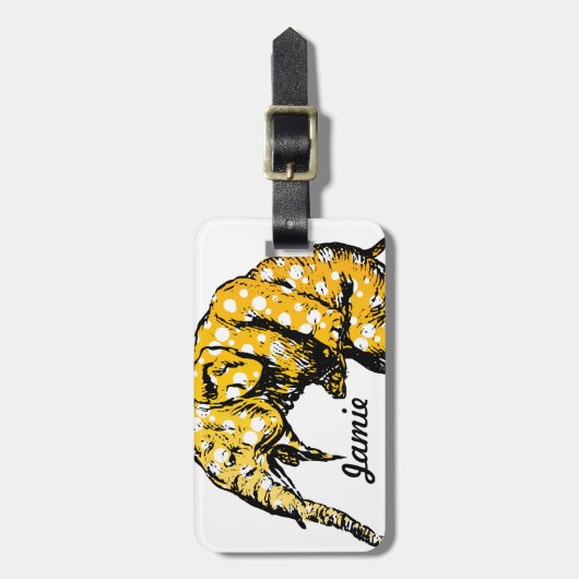 Circus Elephant Gifts Bagagelabel (Voorkant verticaal)