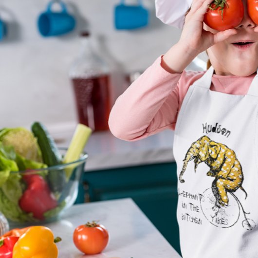 Circus Elephant Gifts Kinder Schort