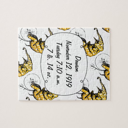 Circus Elephant Gifts Legpuzzel (Horizontaal)