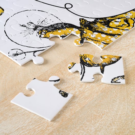 Circus Elephant Gifts Legpuzzel (Zijkant)