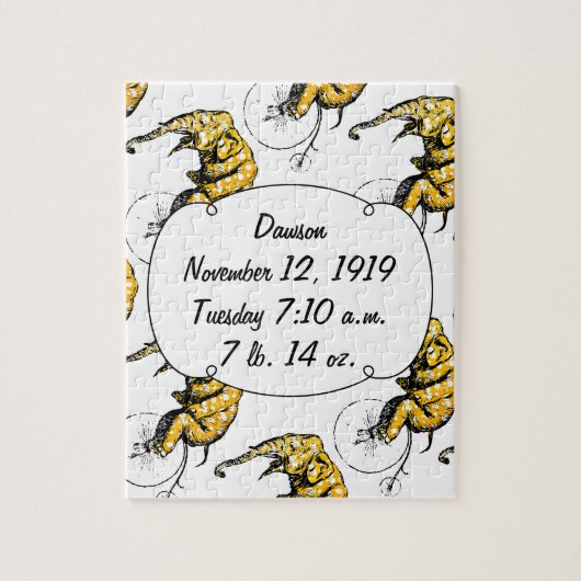 Circus Elephant Gifts Legpuzzel (Verticaal)