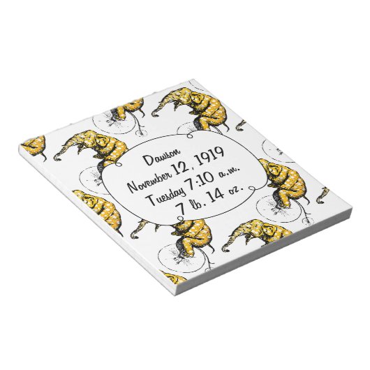 Circus Elephant Gifts Notitieblok (Schuin)