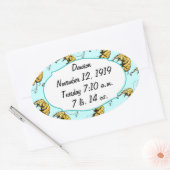 Circus Elephant Gifts Ovale Sticker (Envelop)