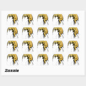 Circus Elephant Gifts Vierkante Sticker (Vel)