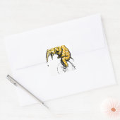 Circus Elephant Gifts Vierkante Sticker (Envelop)