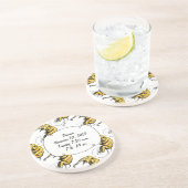 Circus Elephant Gifts Zandsteen Onderzetter (Zijkant)