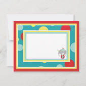 Circus Elephant Hartelijk dank Bedankkaart (Achterkant)