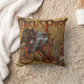 Circus Elephant,  Jongens kamer Kussen (Deken)