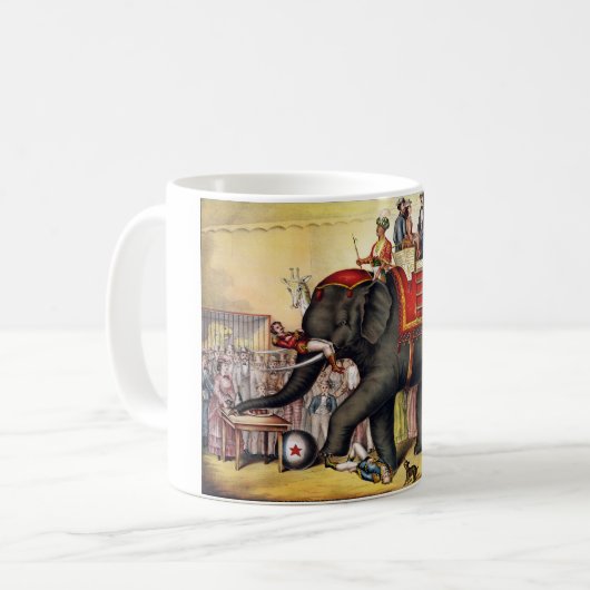  Circus Elephant Koffiemok (Voorkant links)