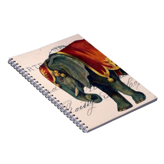  Circus Elephant Notitieboek (Rechterzijde)