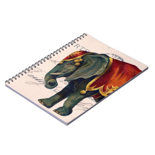  Circus Elephant Notitieboek (Linkerzijde)