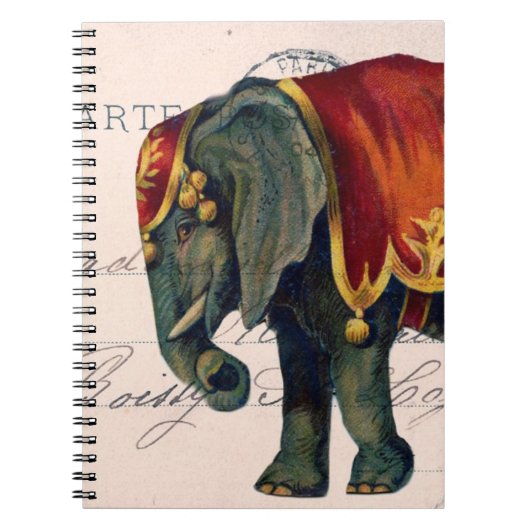  Circus Elephant Notitieboek (Voorkant)