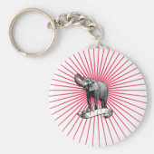 Circus Elephant sleutelhanger (Voorkant)