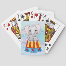 Circus Elephant-spelkaarten