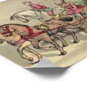 Circus Elephants and Horses Poster (Hoek)