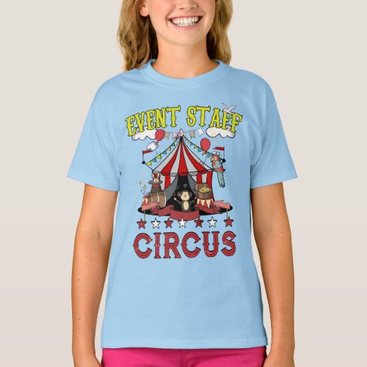 Circus Event Staff Funny Party Carnival Creval T-shirt (Voorkant)