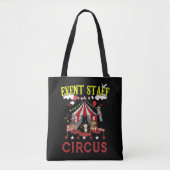 Circus Event Staff Funny Party Carnival Creval Tote Bag (Voorkant)