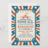  Circus Feest Carnaval Party Verjaardag Kaart (Voorkant)