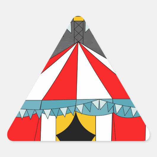 Circus Feest Geschenken Sticker (Voorkant)