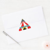 Circus Feest Geschenken Sticker (Envelop)