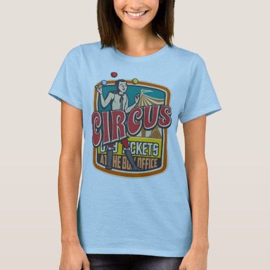 Circus Festival show tickets T-shirt (Voorkant)