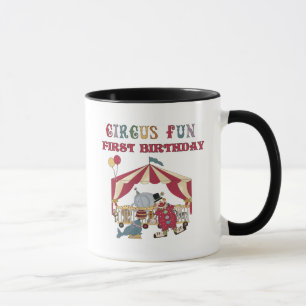 Circus First Birthday Tshirts en Gifts Mok