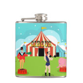  Circus Flask Heupfles (Voorkant)