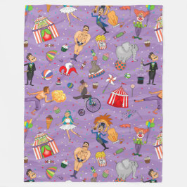 Circus Fleece Deken