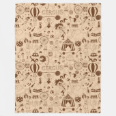 Circus Fleece Deken (Voorkant)