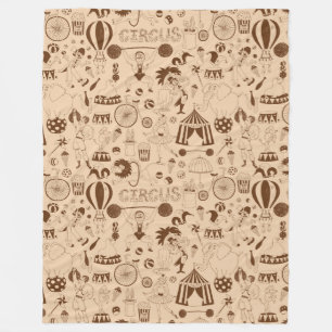 Circus Fleece Deken