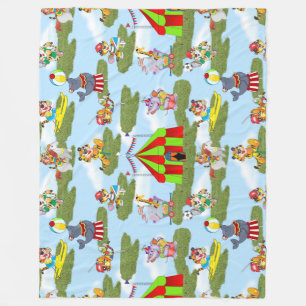 Circus Fleece Deken