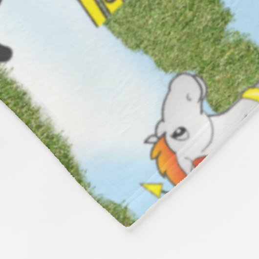 Circus Fleece Deken (Hoek)