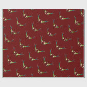 Circus Flying Trapeze Cadeaupapier (Vlak)