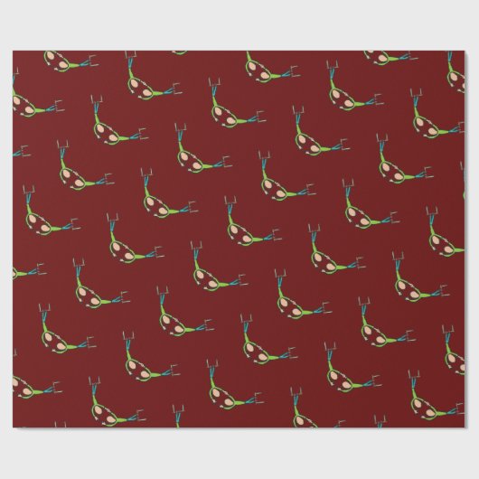 Circus Flying Trapeze Cadeaupapier (Vlak)